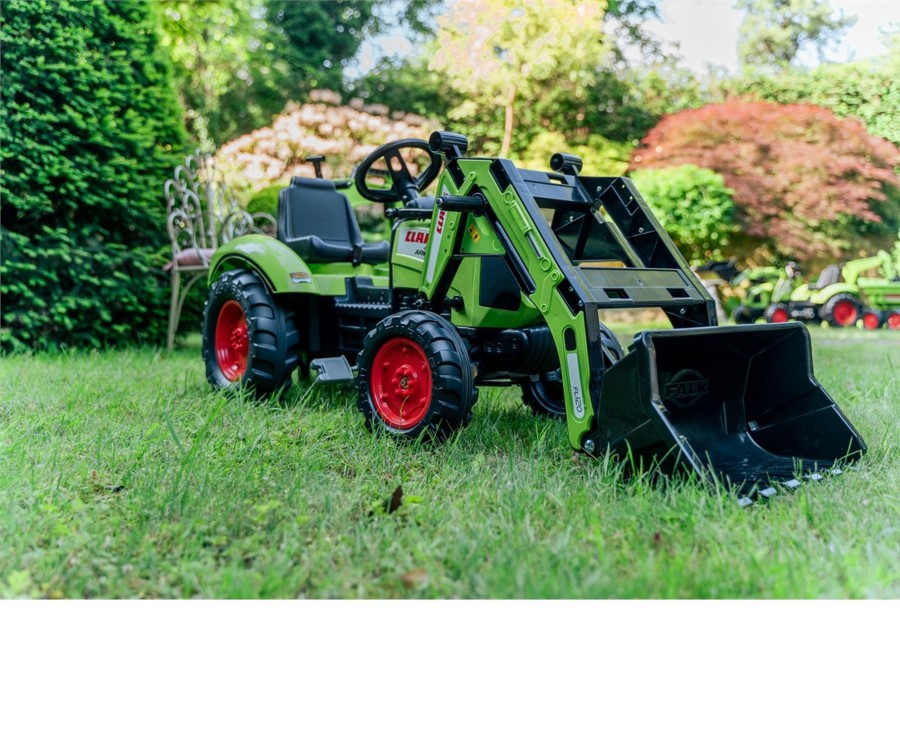 Outdoor Ken Black Toys | Claas Backhoe With Excavator And Maxi Tilt Trailer