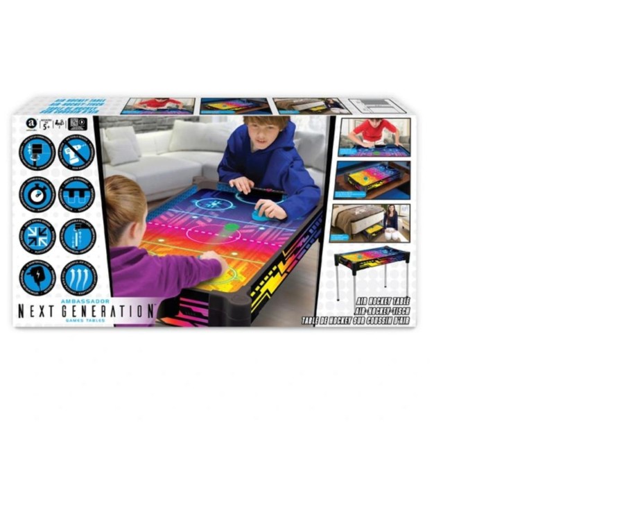 Toys Ken Black Toys | Neon Series Air Hockey 2.7Ft Hockey Tabletop