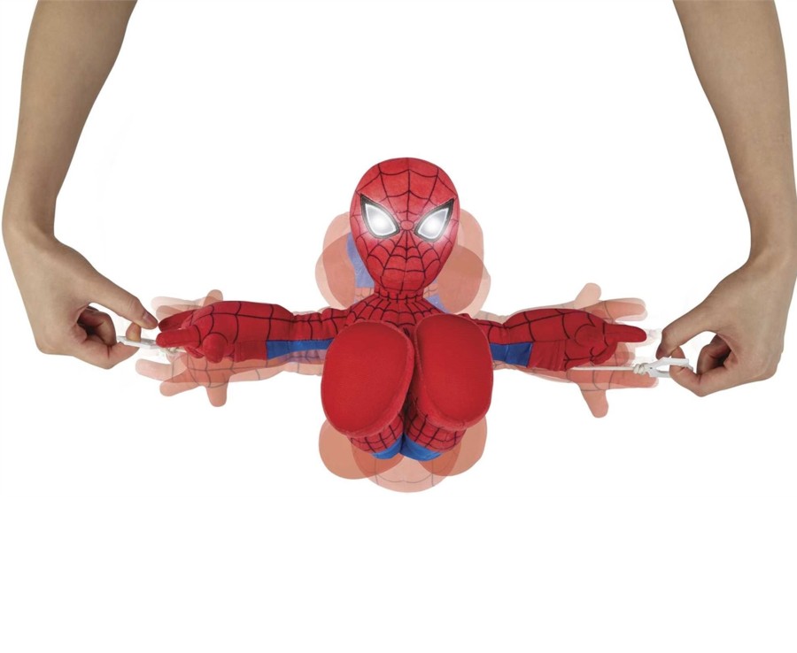 Toys Ken Black Toys | Marvel City Swinging Spider-Man Plush