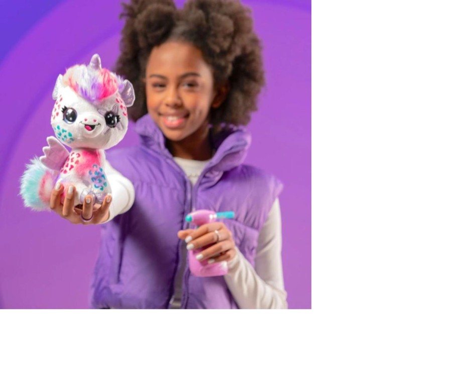 Learning & Education Ken Black Toys | Airbrush Plush Magic Unicorn