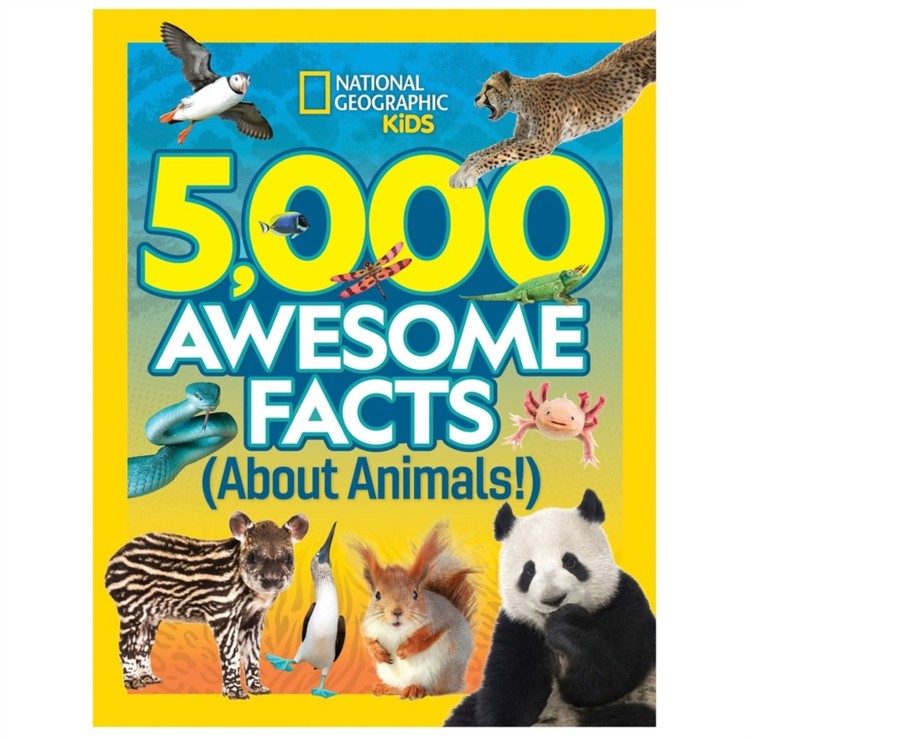 Learning & Education Ken Black Toys | National Geographic Kids: 5,000 Awesome Facts About Animals Book