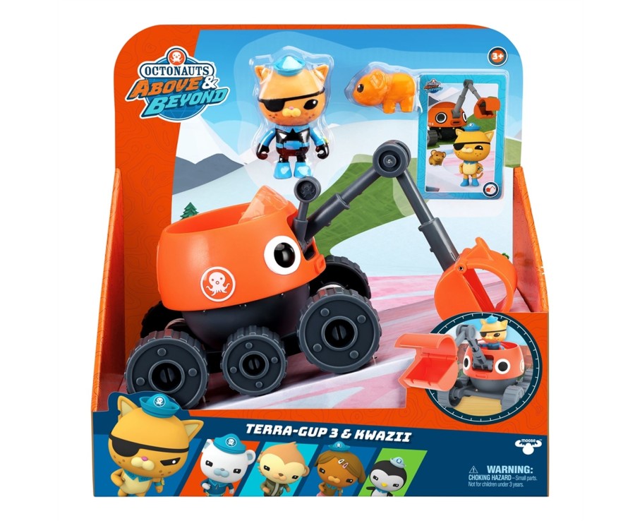 Toys Ken Black Toys | Octonauts Terra Gup 3 And Kwazii Deluxe Toy Vehicle & Figure Set