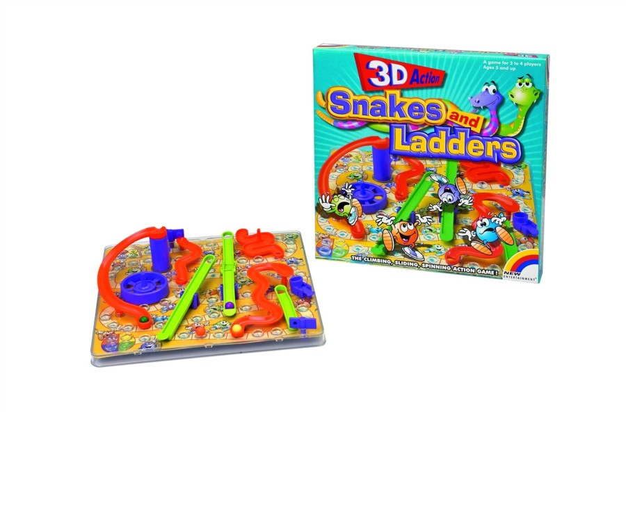 Learning & Education Ken Black Toys | 3D Snakes & Ladders