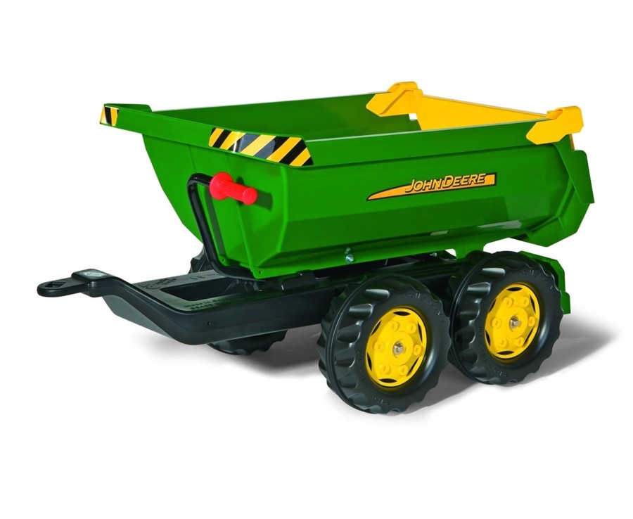 Outdoor Ken Black Toys | John Deere Twin Axle Tipper Trailer