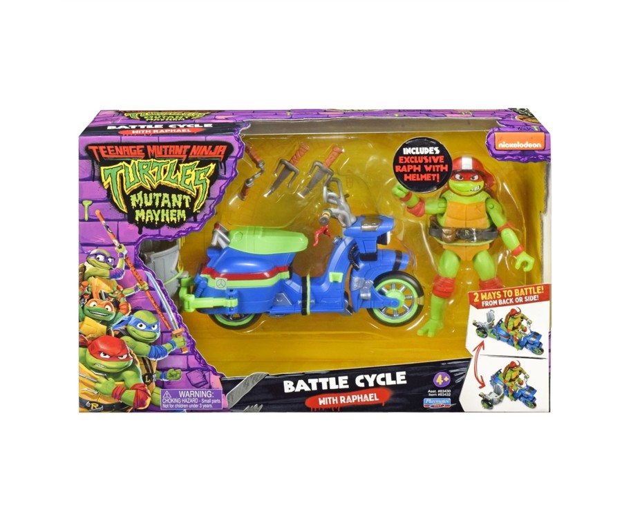 Toys Ken Black Toys | Tmnt - Mutant Mayhem Battle Cycle