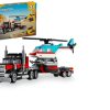 Toys Ken Black Toys | Lego® Creator Flatbed Truck With Helicopter Toy 31146