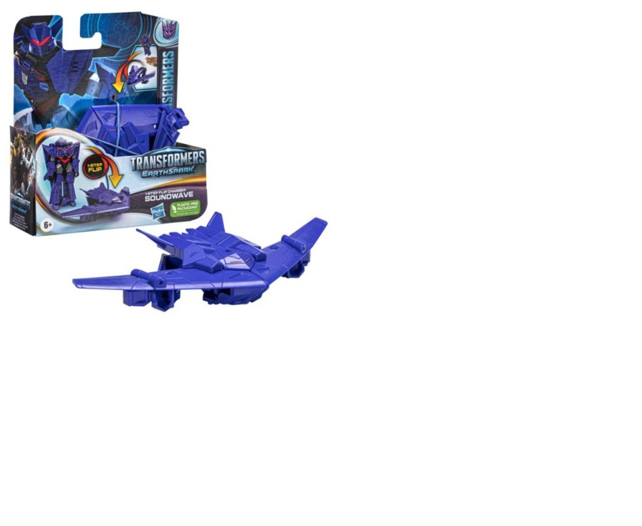 Toys Ken Black Toys | Transformers Toys Earthspark 1-Step Flip Changer Swindle Action Figure