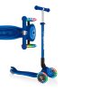 Outdoor Ken Black Toys | Globber Primo Foldable Plus Lights Scooter Navy Blue