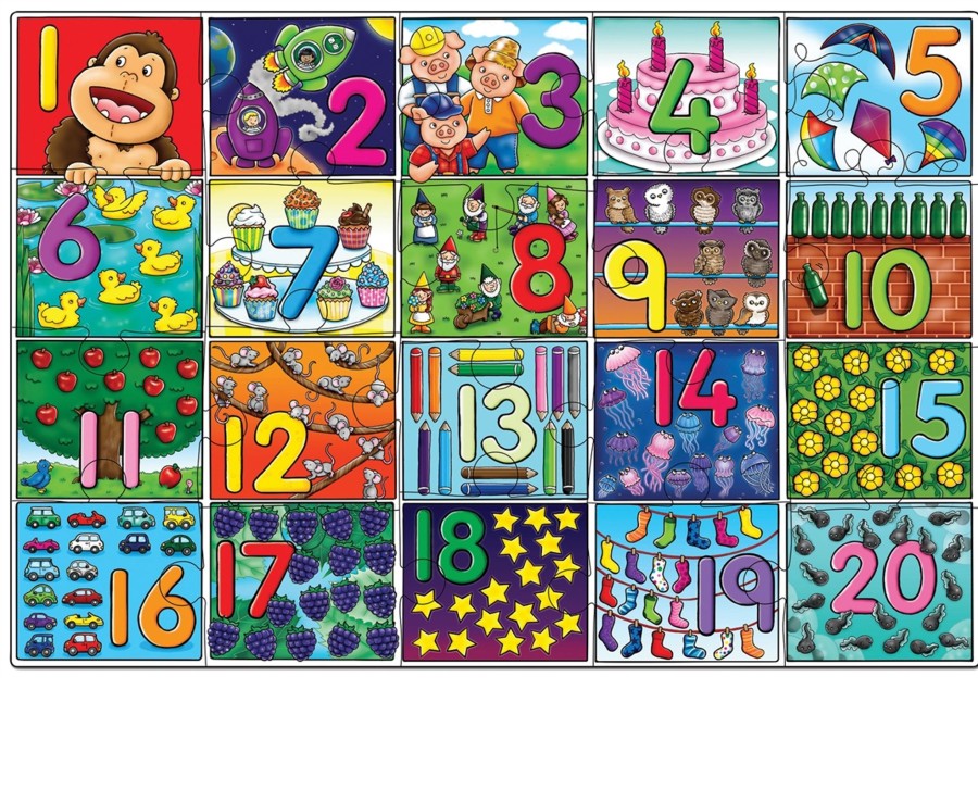 Learning & Education Ken Black Toys | Big Number Jigsaw