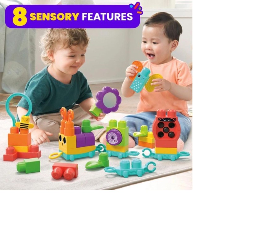 Toys Ken Black Toys | Mega Bloks Move 'N Groove Sensory Caterpillar