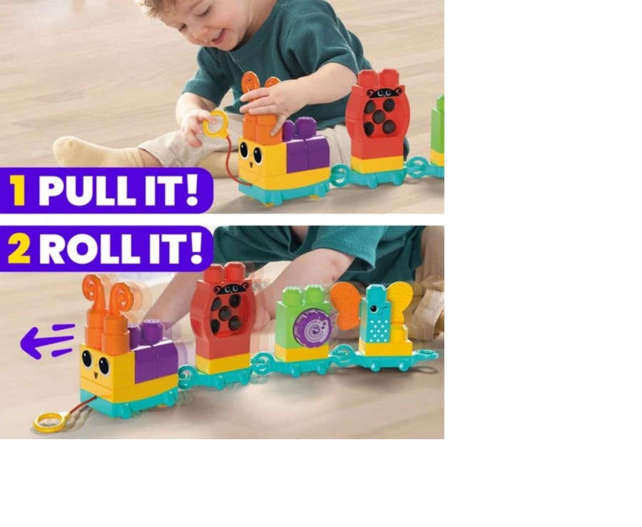 Toys Ken Black Toys | Mega Bloks Move 'N Groove Sensory Caterpillar