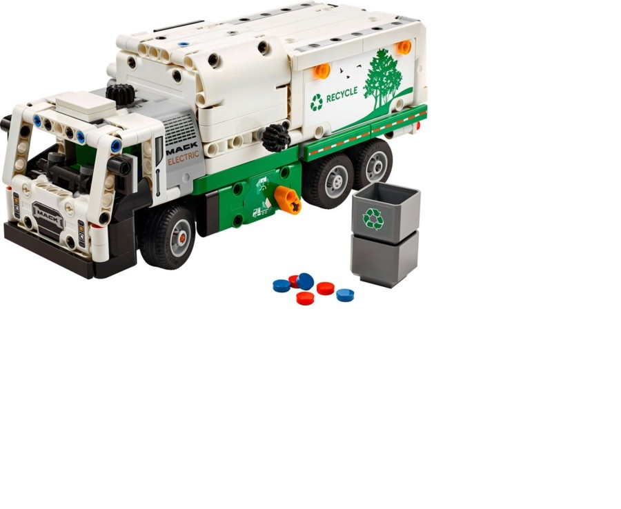 Toys Ken Black Toys | Lego® Technic Mack® Lr Electric Garbage Truck 42167