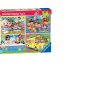 Learning & Education Ken Black Toys | Ravensburger Cocomelon 4X 42 Piece Jigsaw Puzzle Bumper Pack