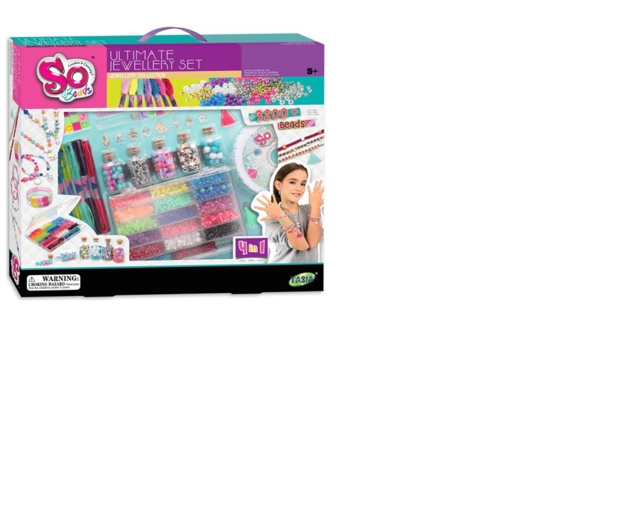 Learning & Education Ken Black Toys | So Beads 4 In 1 Ultimate Jewelery Set