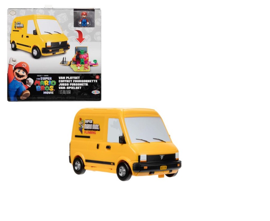 Toys Ken Black Toys | Super Mario Movie Playset With Van