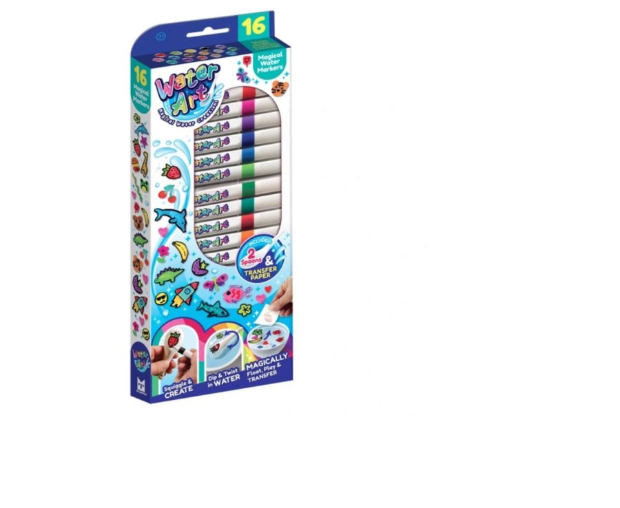 Learning & Education Ken Black Toys | Water Art 16 Pack Water Markers With Spoon