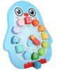 Toys Ken Black Toys | Squirrel Play Wooden Penguin Clock