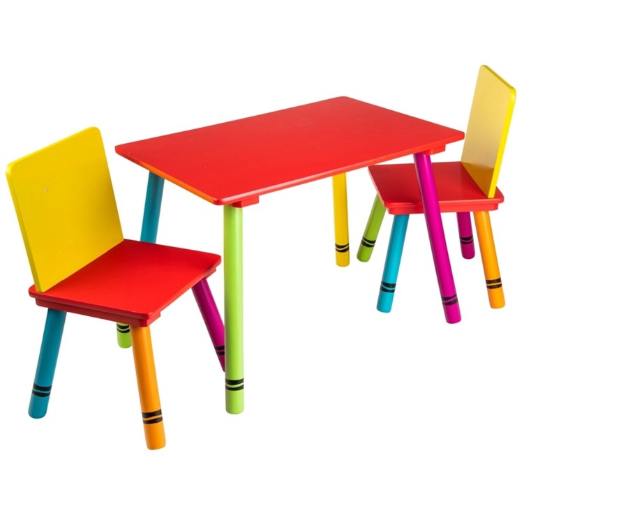 Toys Ken Black Toys | Crayon Table & Chairs