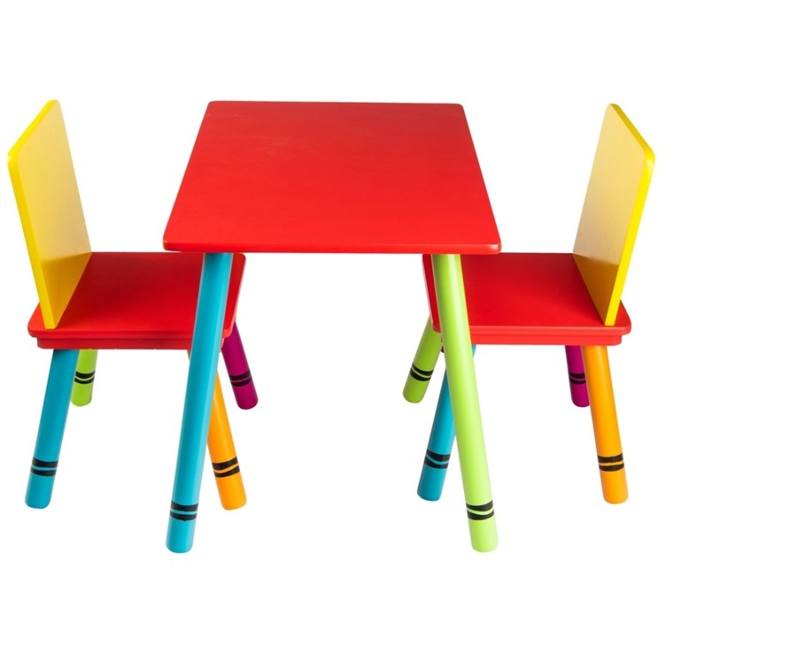 Toys Ken Black Toys | Crayon Table & Chairs