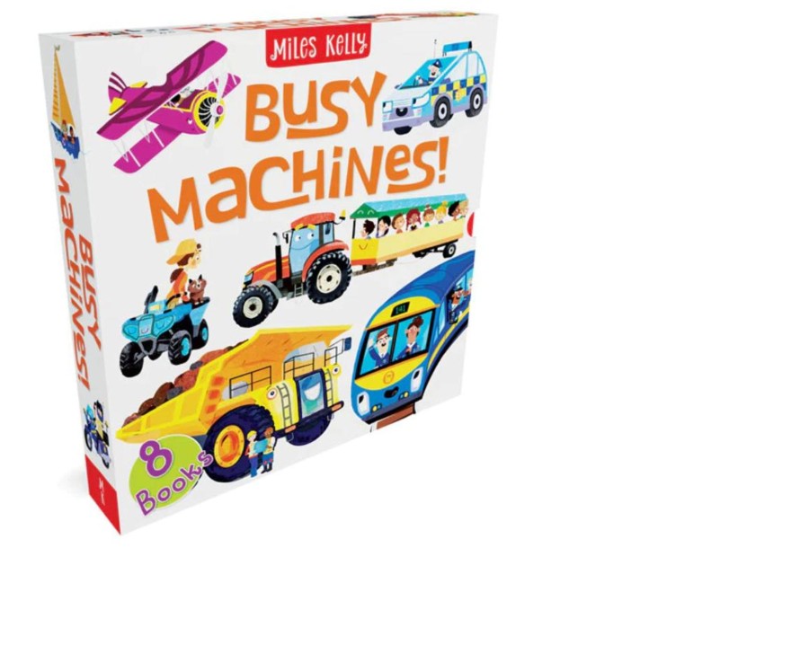 Learning & Education Ken Black Toys | Busy Machines! 8-Book Slipcase