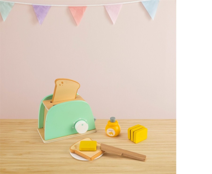 Learning & Education Ken Black Toys | Kitchen Corner Wooden Toaster