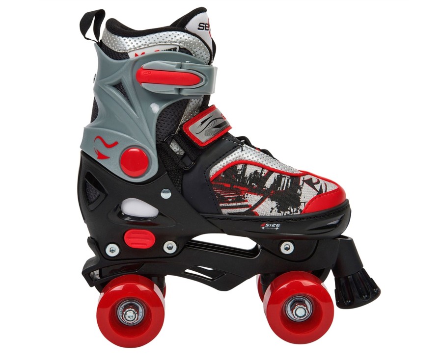 Outdoor Ken Black Toys | Blindside Quad Skate 1-3 (Uk) Red/Black