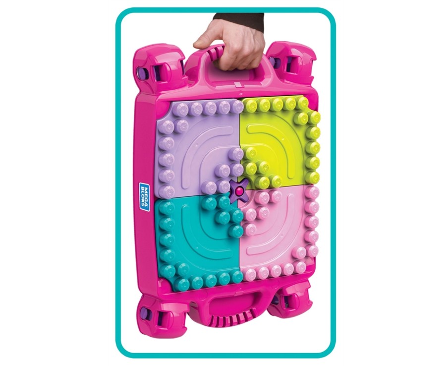 Toys Ken Black Toys | Mega Bloks Build 'N Learn Table Pink