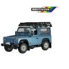 Toys Ken Black Toys | Britains - Land Rover Defender With Roof Rack & Winch