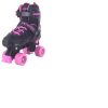 Outdoor Ken Black Toys | Adjustable Quad Skate Pink Black 3-5