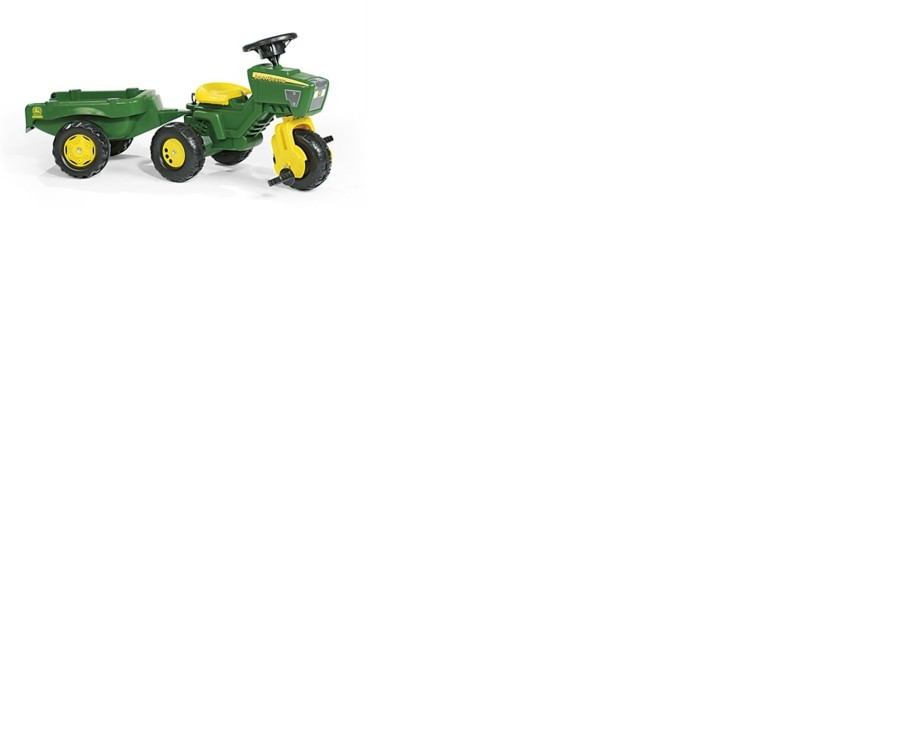 Outdoor Ken Black Toys | John Deere Tractor And Trailer With Sounds