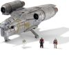 Toys Ken Black Toys | Star Wars Micro Galaxy Squadron Starship Class 18Cm Razor Crest Vehicle With 3Cm Micro Figures