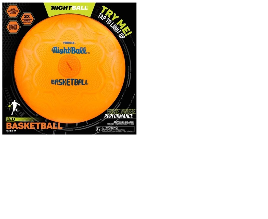 Outdoor Ken Black Toys | Tangle Nightball Basketball Orange