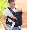 Baby Ken Black Toys | Infantino Flip Advanced 4-In-1 Black Denim Baby Carrier