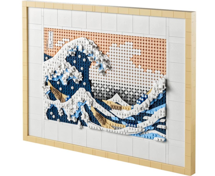 Toys Ken Black Toys | Lego Art 31208 Hokusai The Great Wave Craft Set