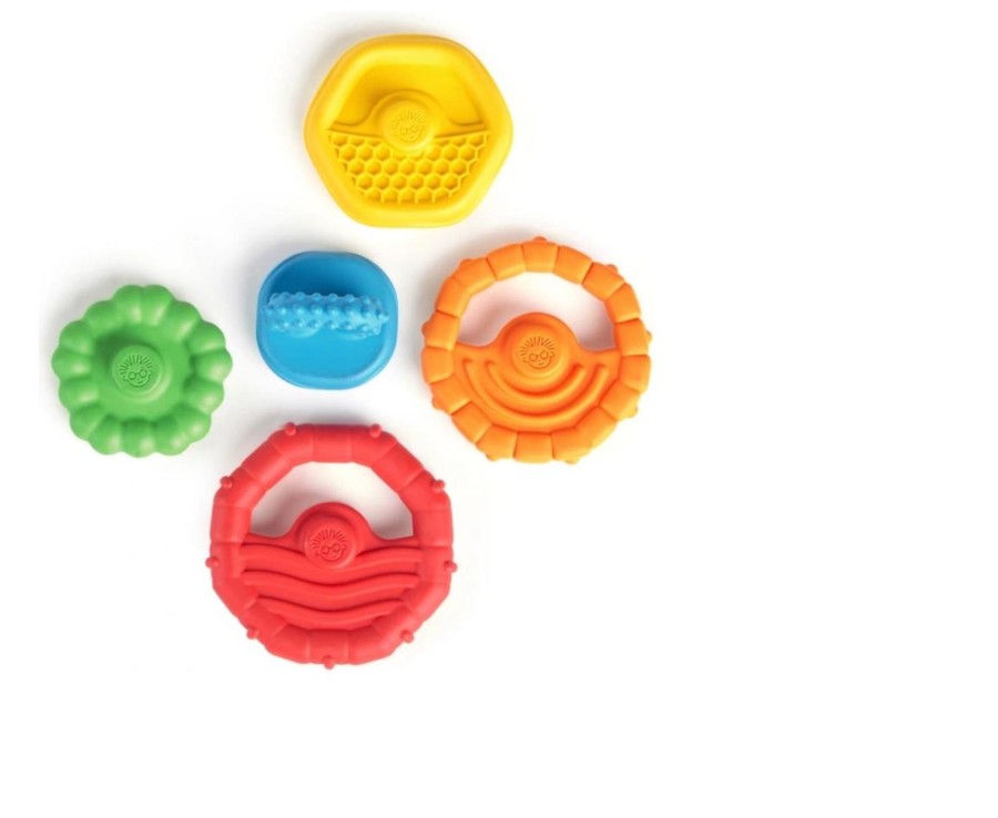 Baby Ken Black Toys | Baby Einstein Stack & Teethe Multi-Textured Teether Toy