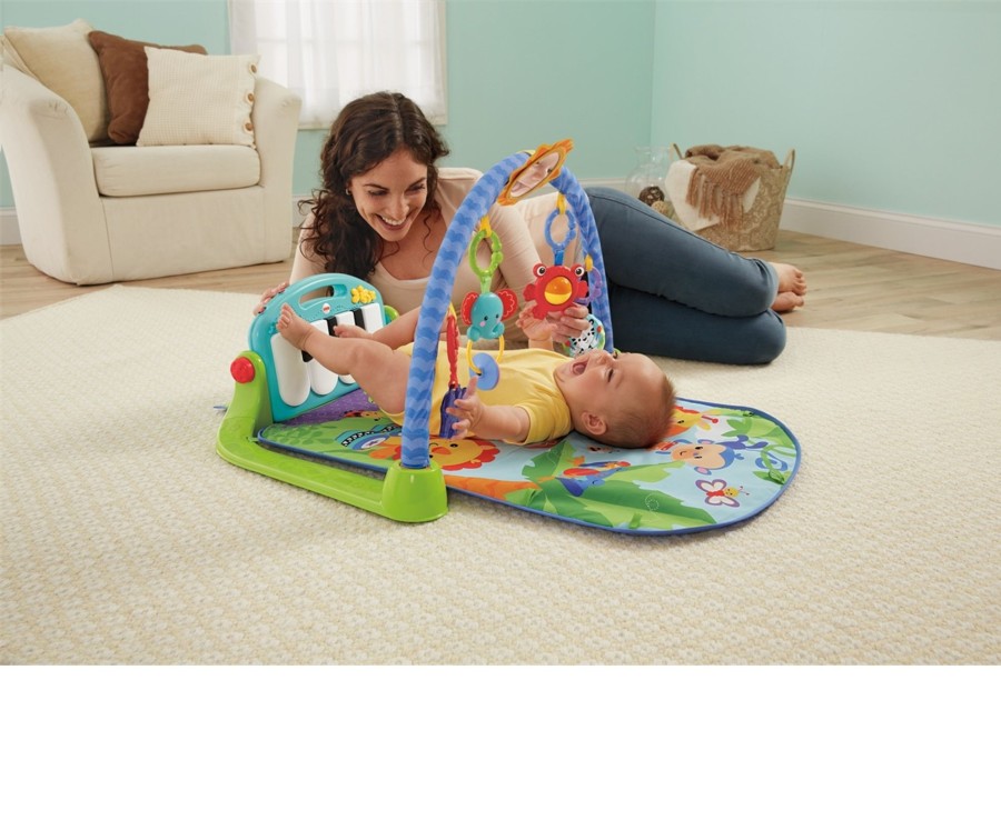 Baby Ken Black Toys | Fisher Price Kick & Play Piano Gym & Play Mat