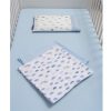 Baby Ken Black Toys | Cot Fitted Sheets 100% Jersey Cotton 60 X 120 X 12 Cm - Blue 2 Pack