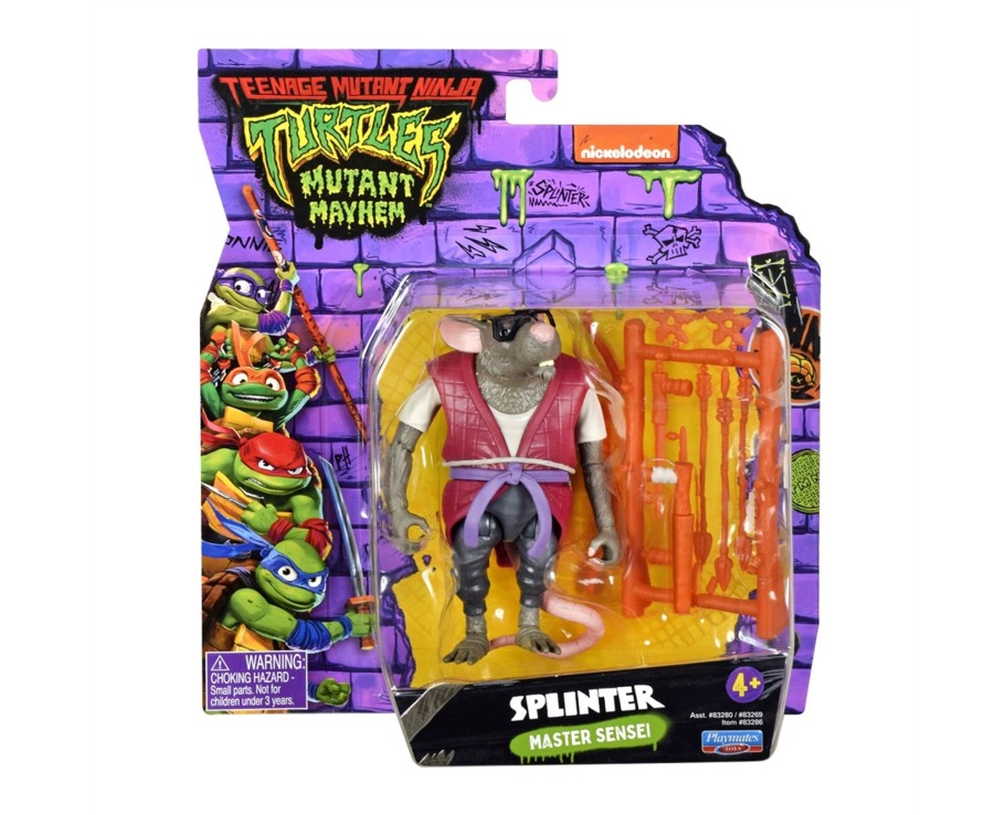 Toys Ken Black Toys | Tmnt Mutant Mayhem Basic Figure - Splinter