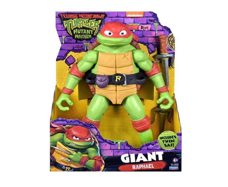 Toys Ken Black Toys | Tmnt Mutant Mayhem Giant Raphael Figure