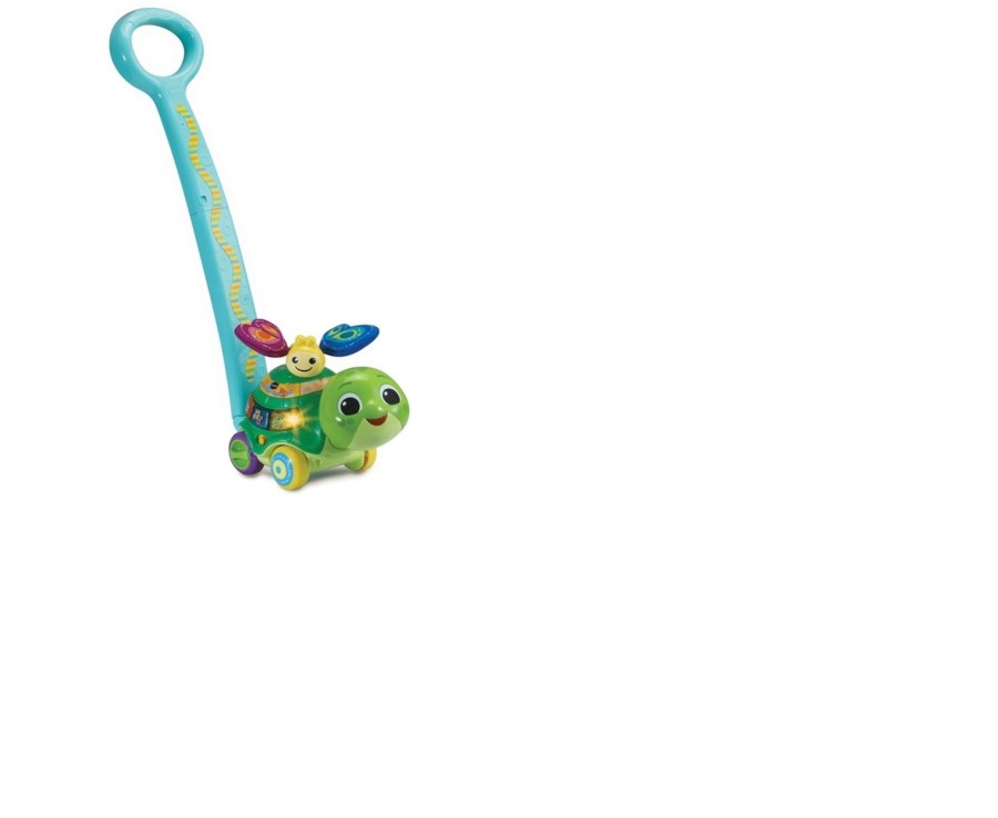 Toys Ken Black Toys | Vtech 2-In-1 Push And Discover Turtle