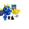 Toys Ken Black Toys | Rainbow Friends Collector Bundle Blue