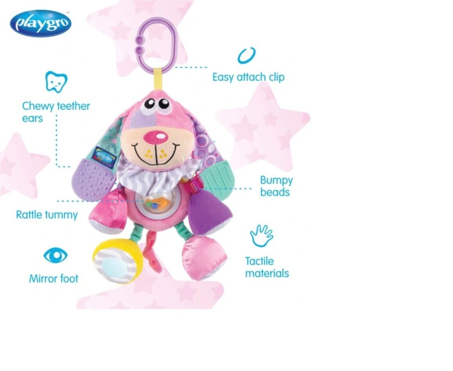 Baby Ken Black Toys | Playgro Activity Doofy Dog Pink