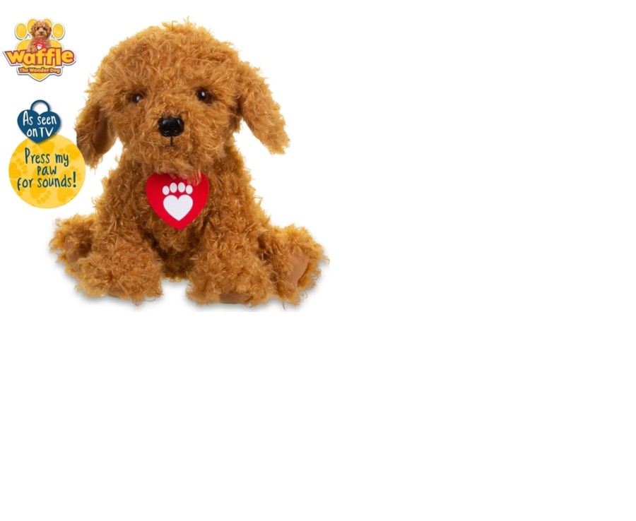 Toys Ken Black Toys | Waffle The Wonder Dog Soft Toy With Sounds