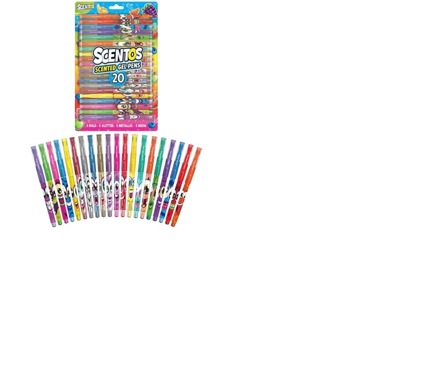 Learning & Education Ken Black Toys | Scentos Gel Pens 20 Pack