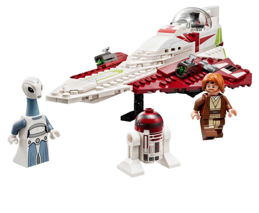 Toys Ken Black Toys | Lego 75333 Star Wars Obi-Wan Kenobi'S Jedi Starfighter Set