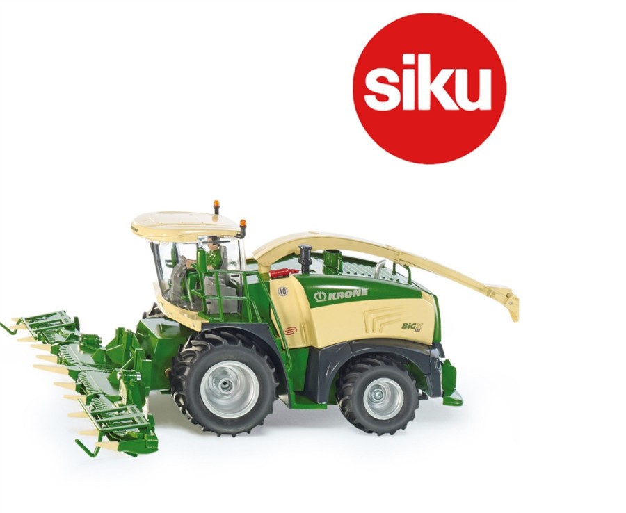 Toys Ken Black Toys | Siku 1:32 Krone Big X 580 Forage Harvester With Maize Header 4066