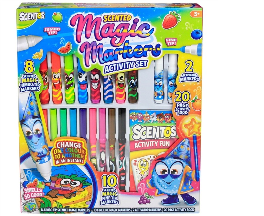 Learning & Education Ken Black Toys | Scentos Magic Markers Activity Set