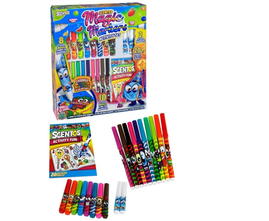 Learning & Education Ken Black Toys | Scentos Magic Markers Activity Set