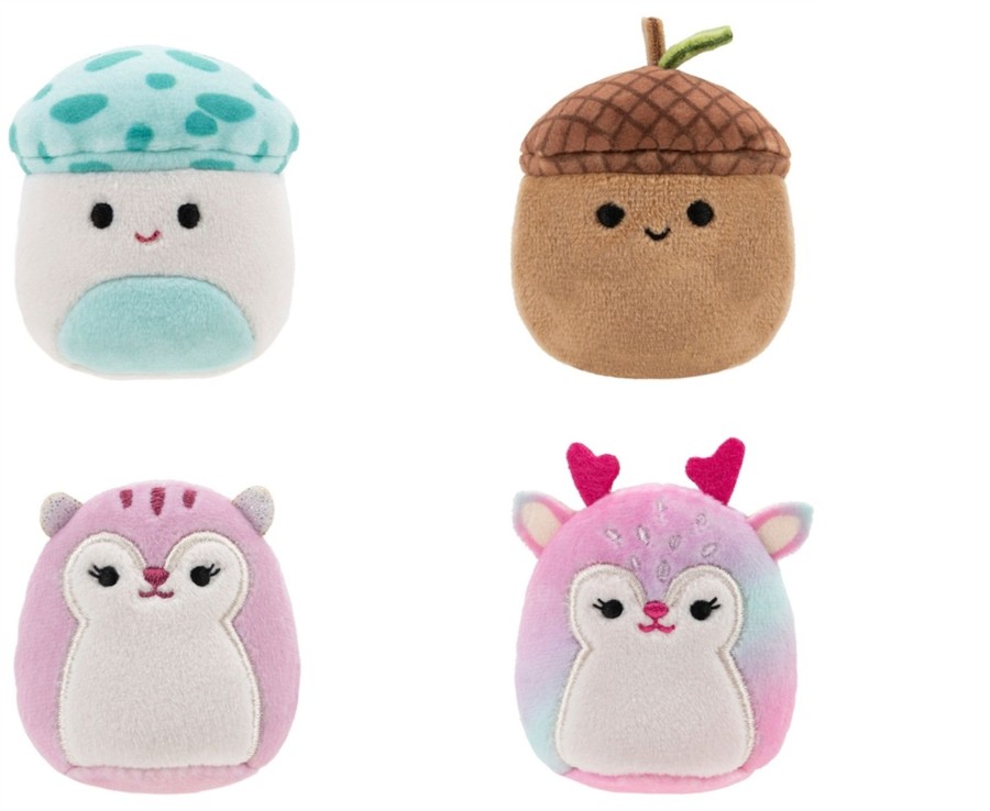 Toys Ken Black Toys | Squishville 5Cm Squishmallows 4 Pack - Fall Friends Squad Plush