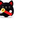 Toys Ken Black Toys | Snackles Super Sized 35Cm Luna Soft Toy By Zuru